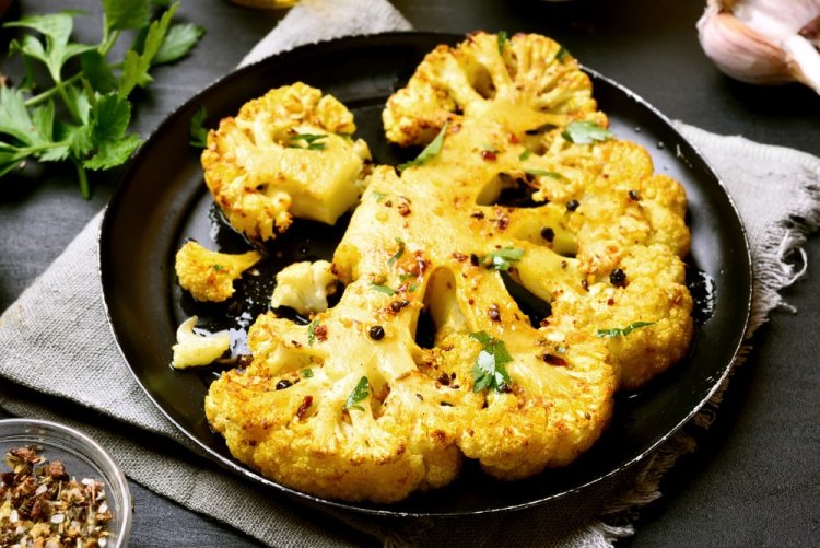 Стейки из цветной капусты в аэрогриле