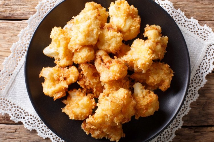 Цветная капуста в панировке в аэрогриле