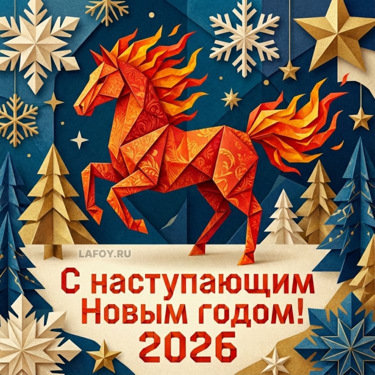 Открытки «С наступающим Новым годом 2026!»2