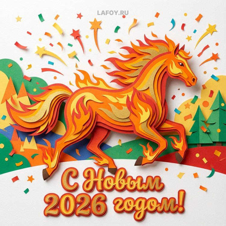 Корпоративные открытки на Новый год 202626