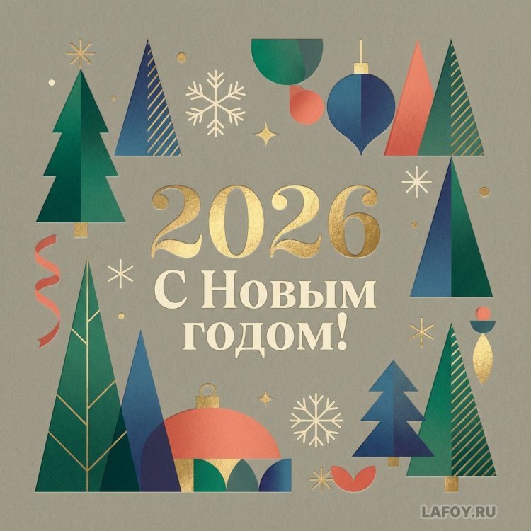 Корпоративные открытки на Новый год 202628