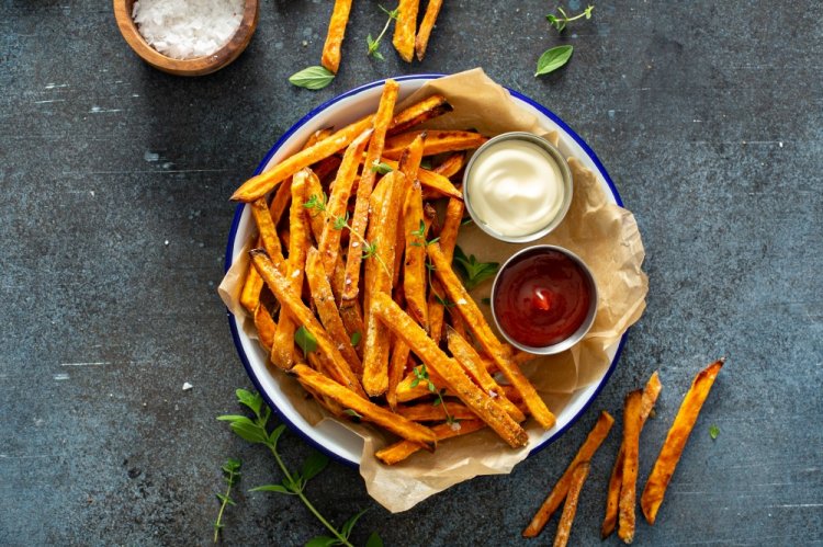 Батат фри в аэрогриле