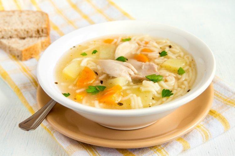 Куриный суп в мультиварке