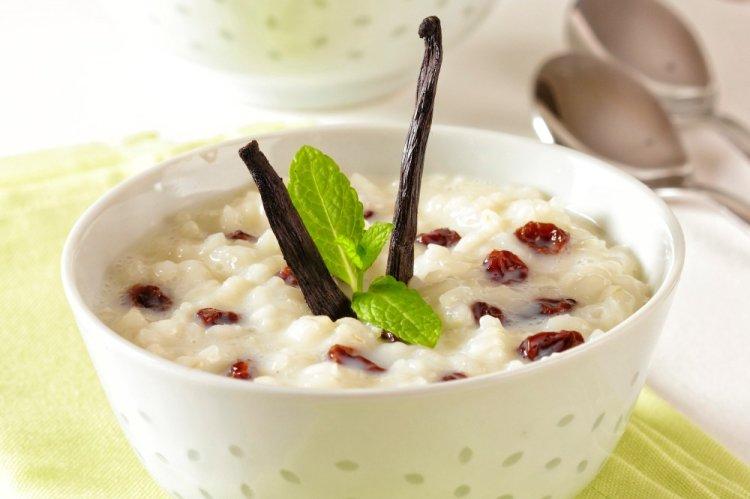 Рисовая каша на молоке в аэрогриле