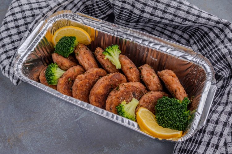 Котлеты из кеты с сыром и томатной пастой