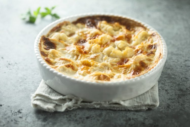 Запеканка с фаршем и овощами в аэрогриле