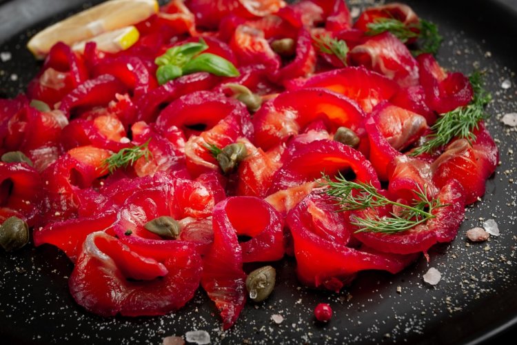 Гравлакс с лимончелло и цедрой