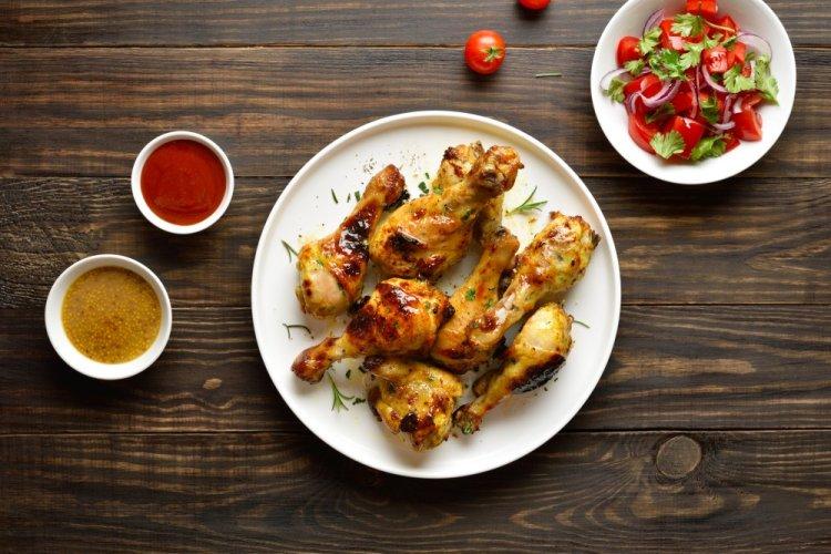 Маринад с майонезом и горчицей для курицы в духовке