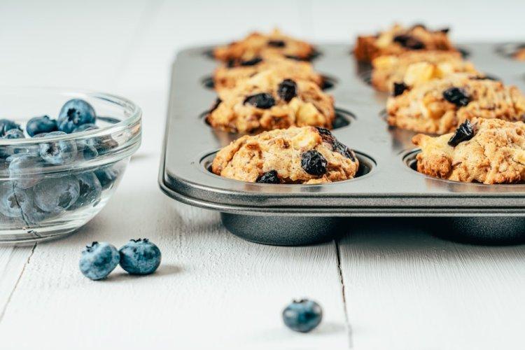 Яблочные ПП кексы