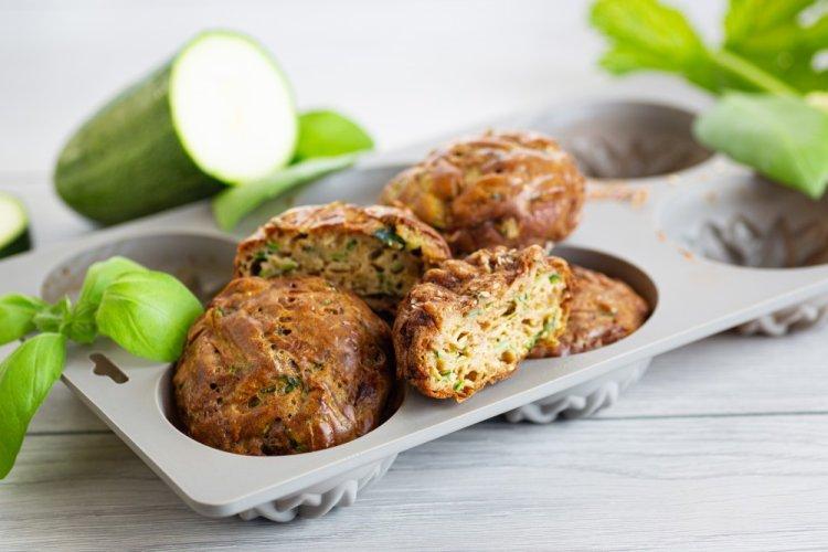 Кабачковые ПП кексы