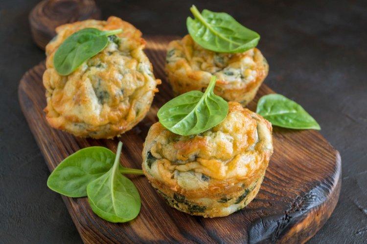 ПП кексы со шпинатом