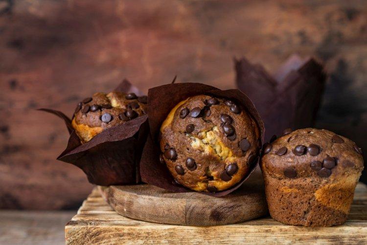 Шоколадные ПП кексы