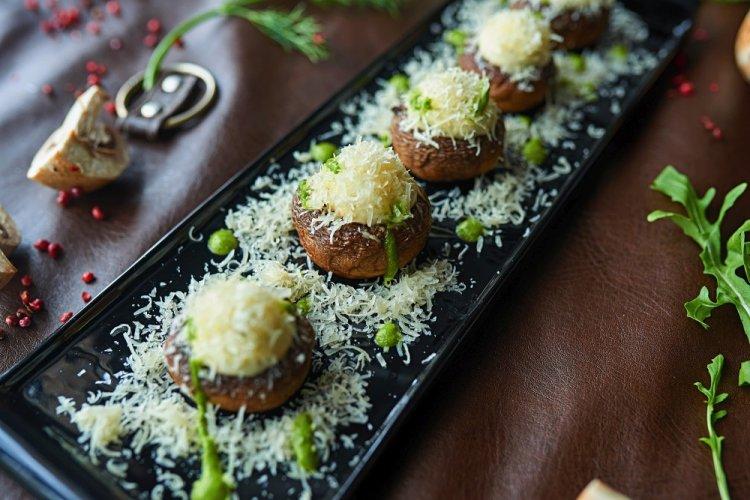 Начинка с сыром и чесноком для шампиньонов