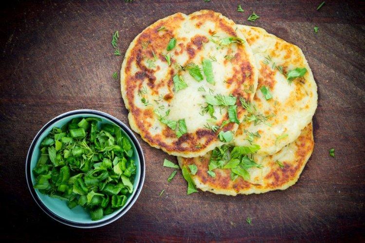 Лепешки из картофеля на сковороде