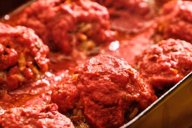 Постные тефтели из риса и чечевицы