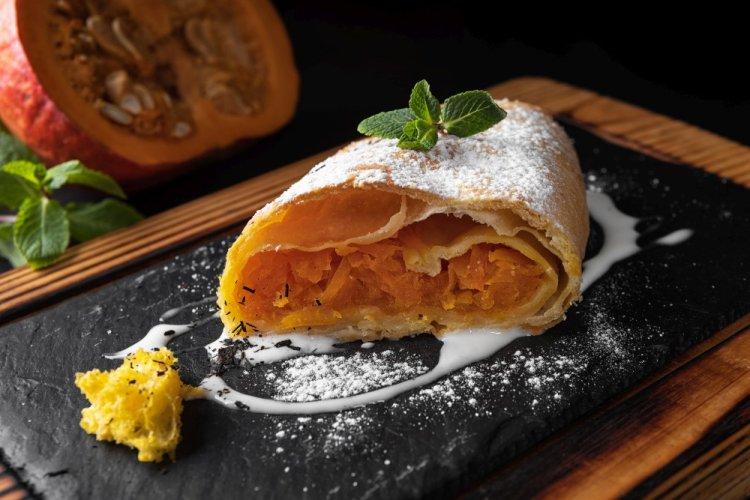 Тыквенный штрудель из теста фило