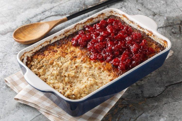 Запеканка из куриной печени в аэрогриле