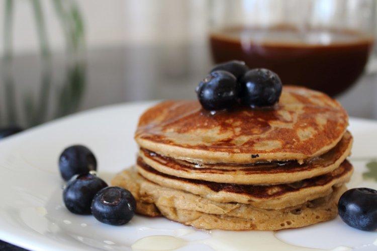 Панкейки с протеином на миндальном молоке