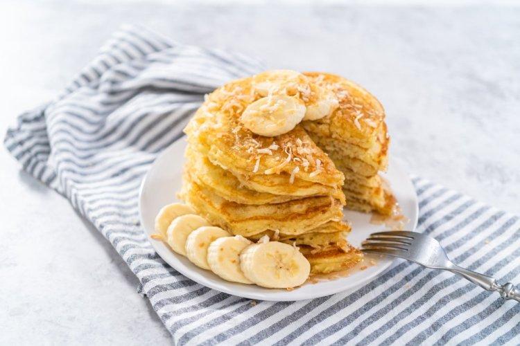 Панкейки с протеином и кокосовым молоком