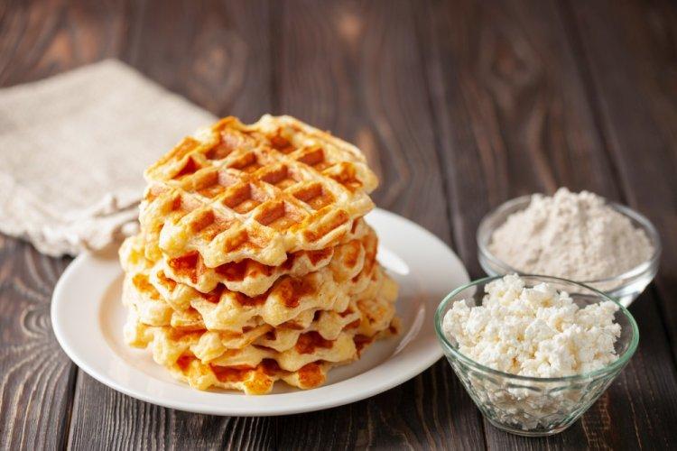 Творожные вафли с протеином