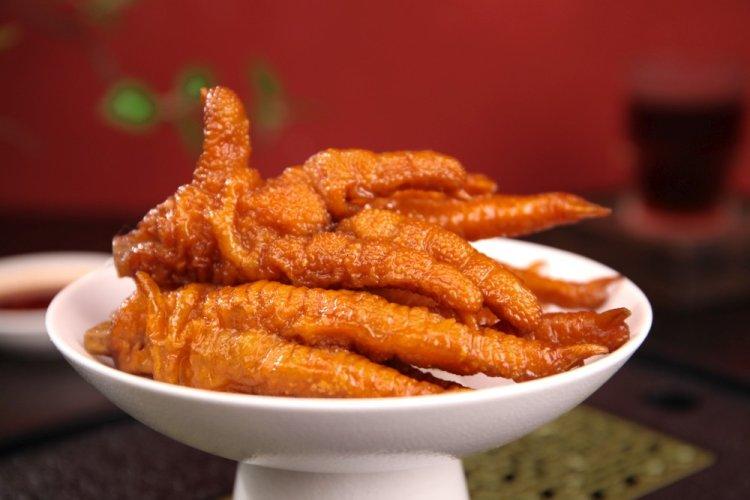 Куриные лапки с медом и горчицей