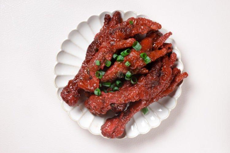 Маринованные куриные лапки в соусе терияки