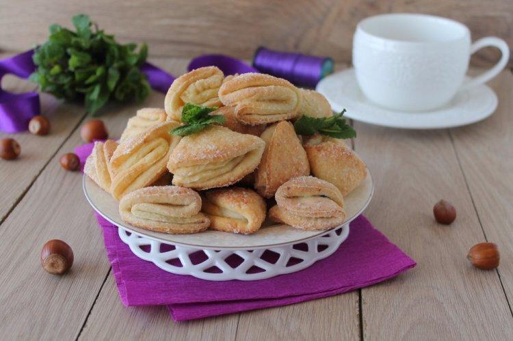 Печенье гусиные лапки из творога