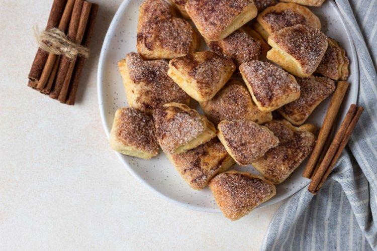 Шоколадное печенье гусиные лапки