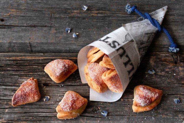 Веганское печенье гусиные лапки