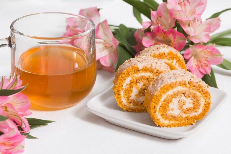 Морковный рулет с протеином