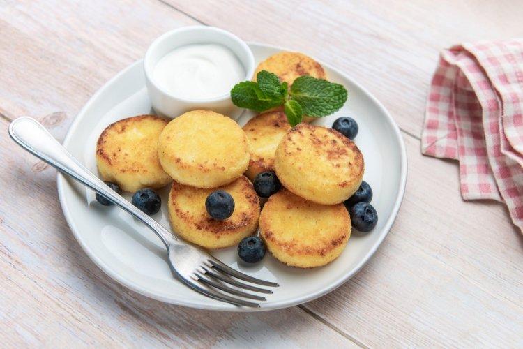 Протеиновые сырники в духовке