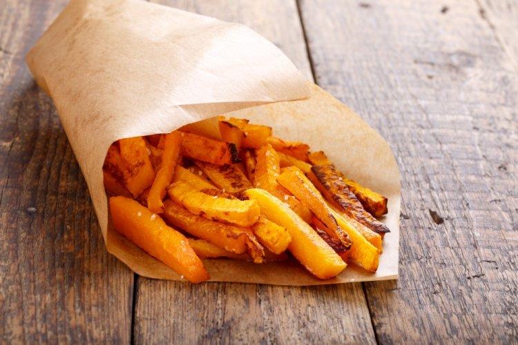Тыква фри в аэрогриле