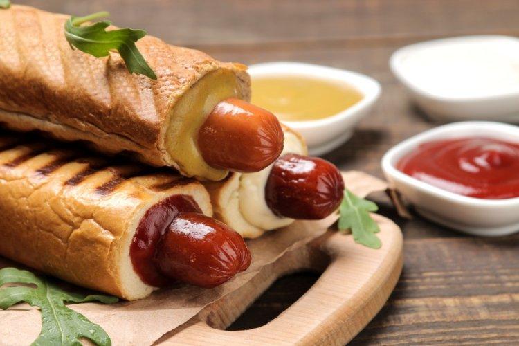 Французские хот-доги в аэрогриле