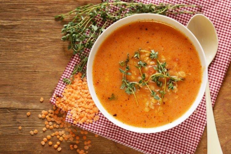 Суп из красной чечевицы