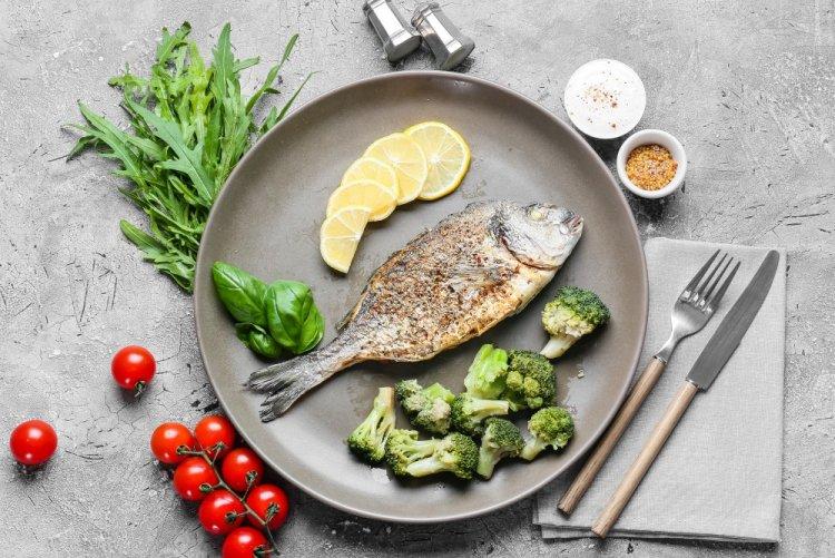 Дорадо в горчично-медовом маринаде в аэрогриле