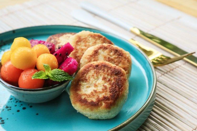 Сырники из рисовой муки и тофу