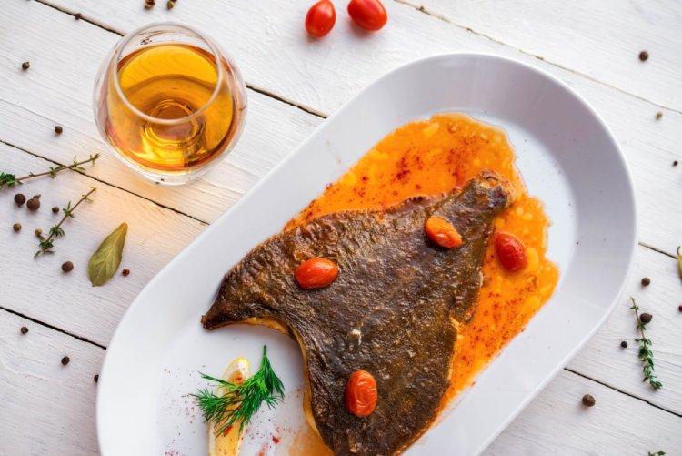 Камбала в остром маринаде с паприкой в аэрогриле