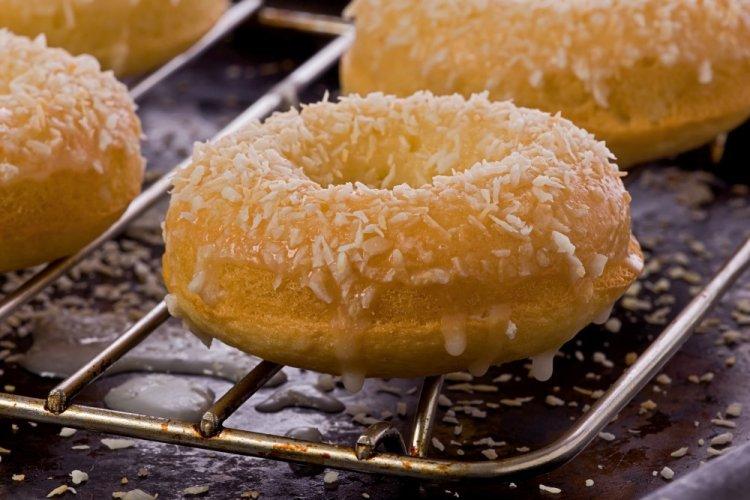 Кокосовые пончики в мультипекаре
