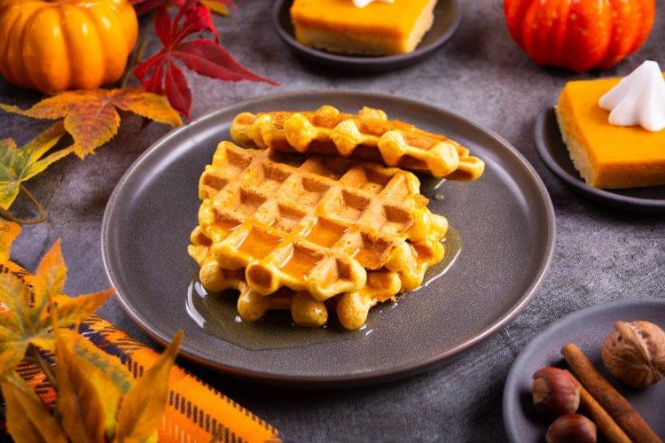 Венские вафли с тыквой в мультипекаре