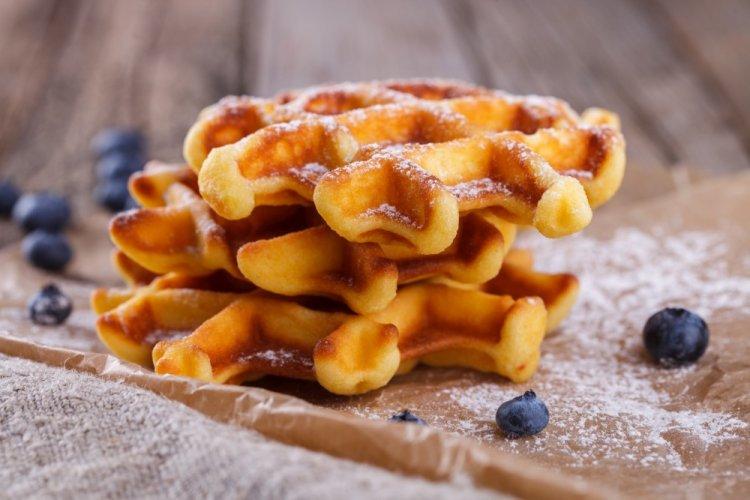 Венские вафли с лимоном в мультипекаре