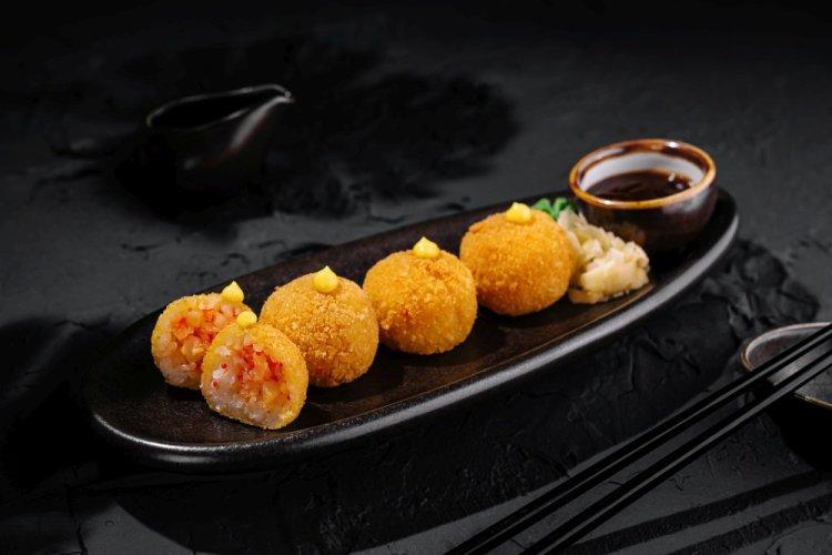 Запеченные ленивые роллы в аэрогриле