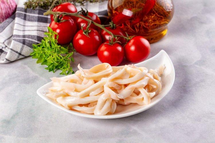 Кальмары по-корейски без моркови