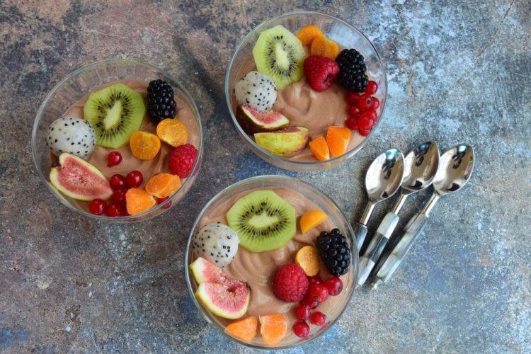 Шоколадный мусс из тофу