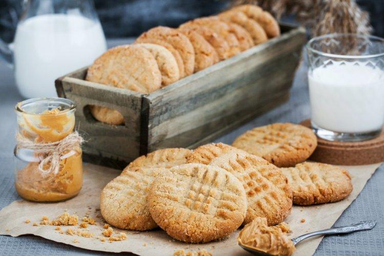 Миндальное печенье с арахисовой пастой для диабетиков