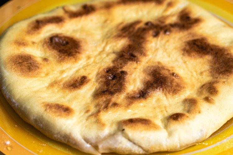 Лепешки с фаршем и грибами