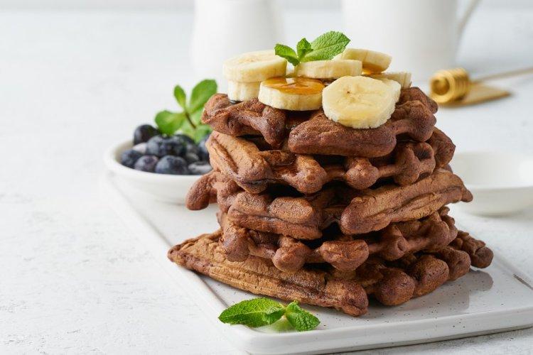 Творожные вафли с какао в мультипекаре