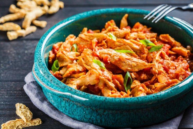 Соевое мясо в томате