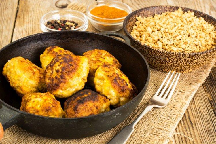 Котлеты из соевого фарша