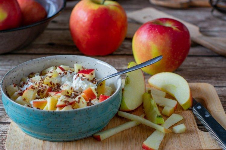 Творожный боул с фруктовым пюре