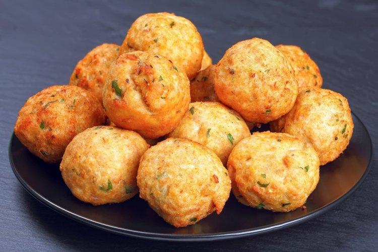 Куриные шарики с сыром в аэрогриле
